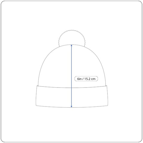 Womens Ribbed Knit Peach GH Bass and Co Beanie Hat With Faux Fur Pom One Size - Picture 8 of 8